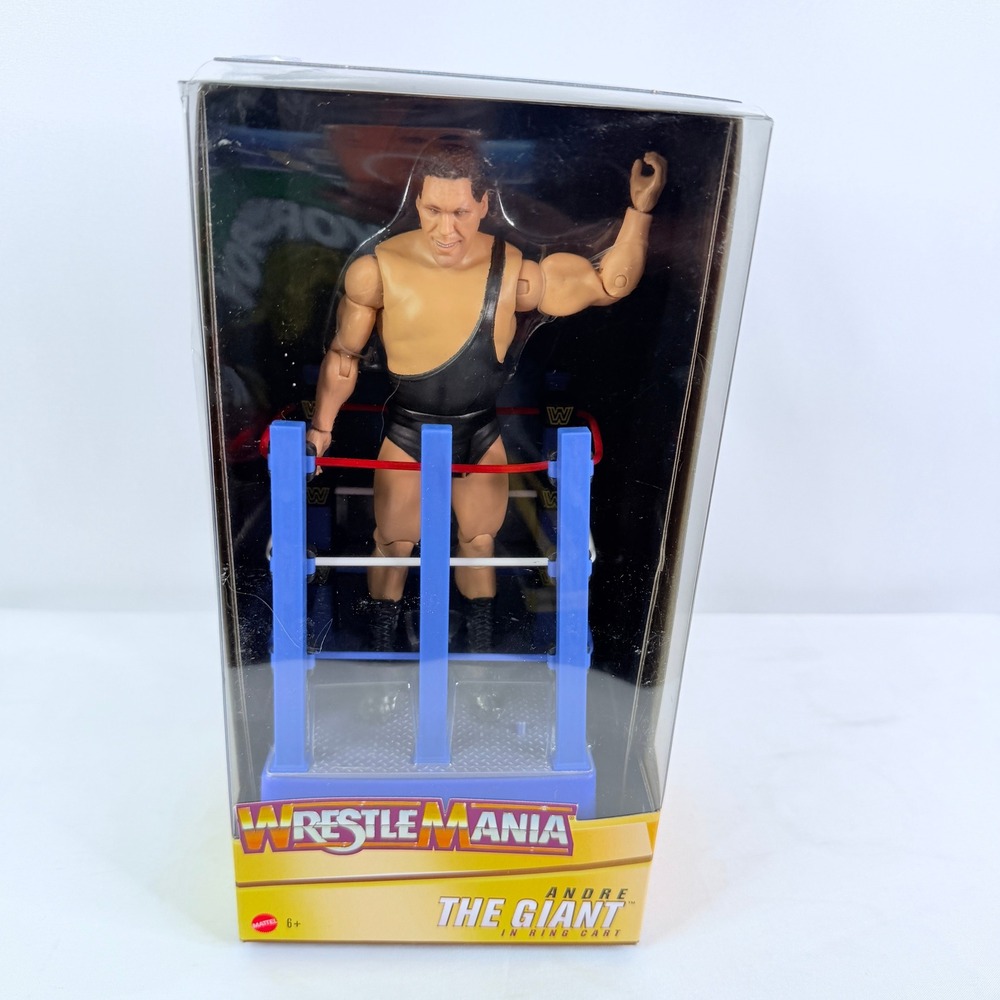 Mattel WWE WrestleMania Andre the Giant in Ring Cart Action Figure GVJ09